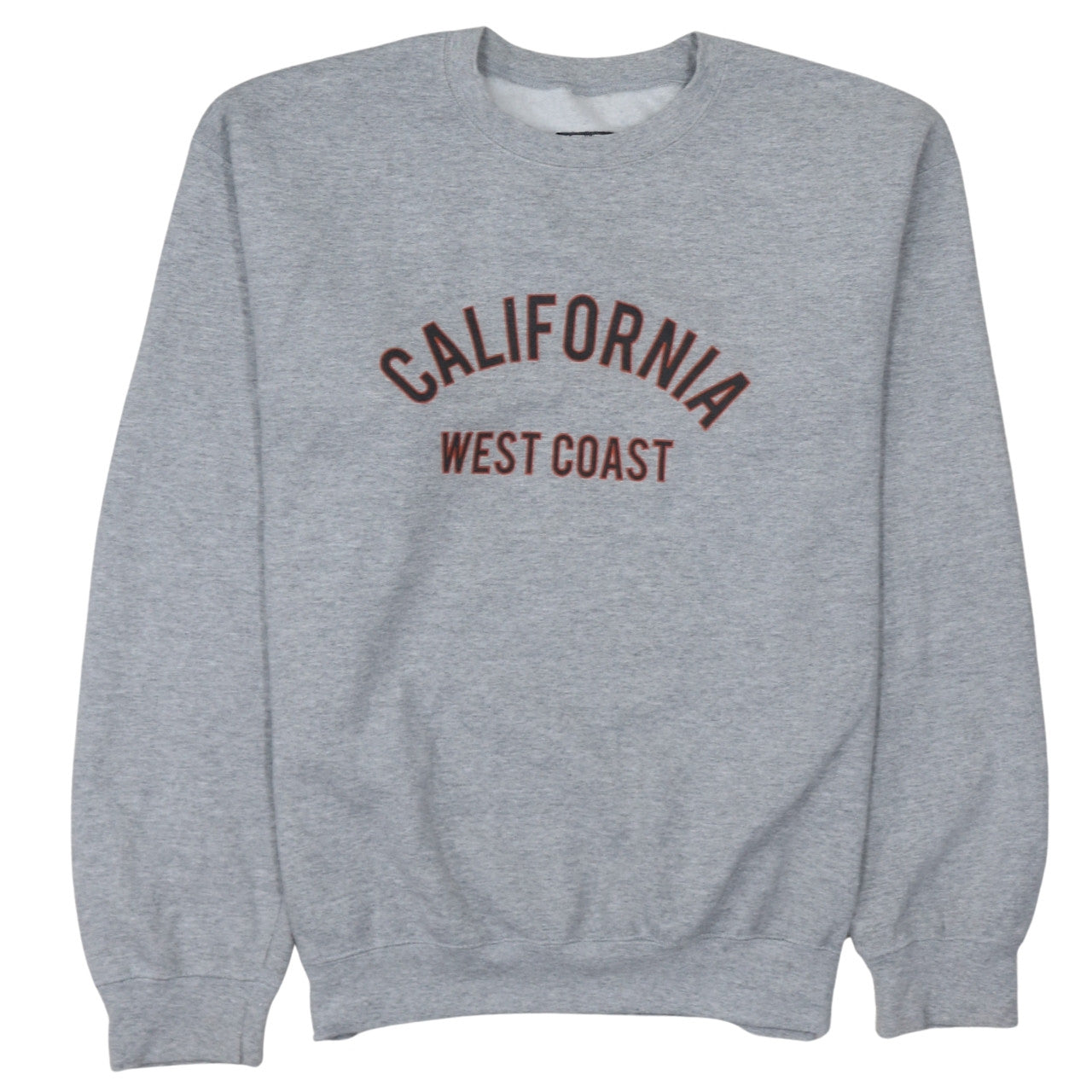 PrettyLittleThing Unisex Grey California West Coast Sweatshirt S
