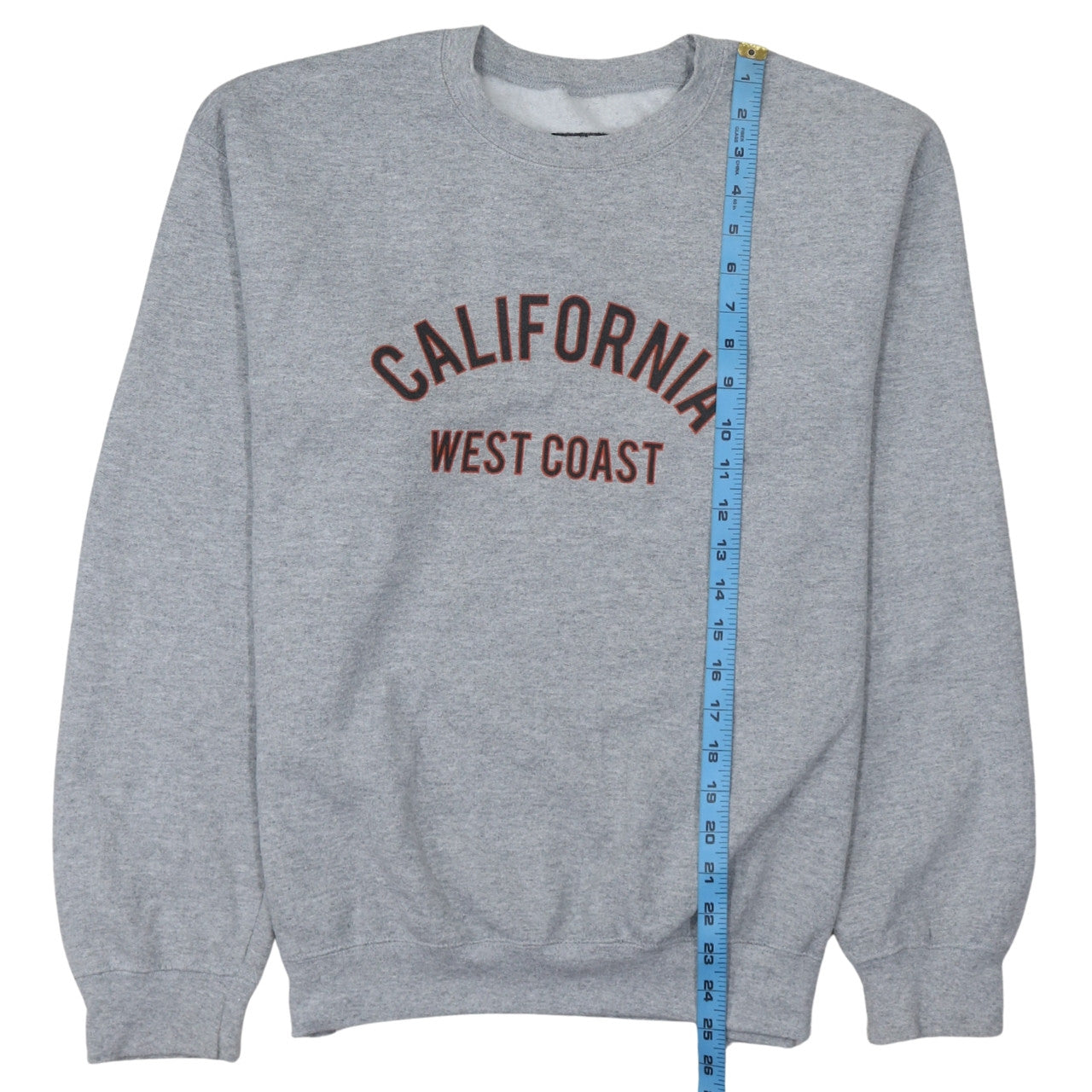 PrettyLittleThing Unisex Grey California West Coast Sweatshirt S