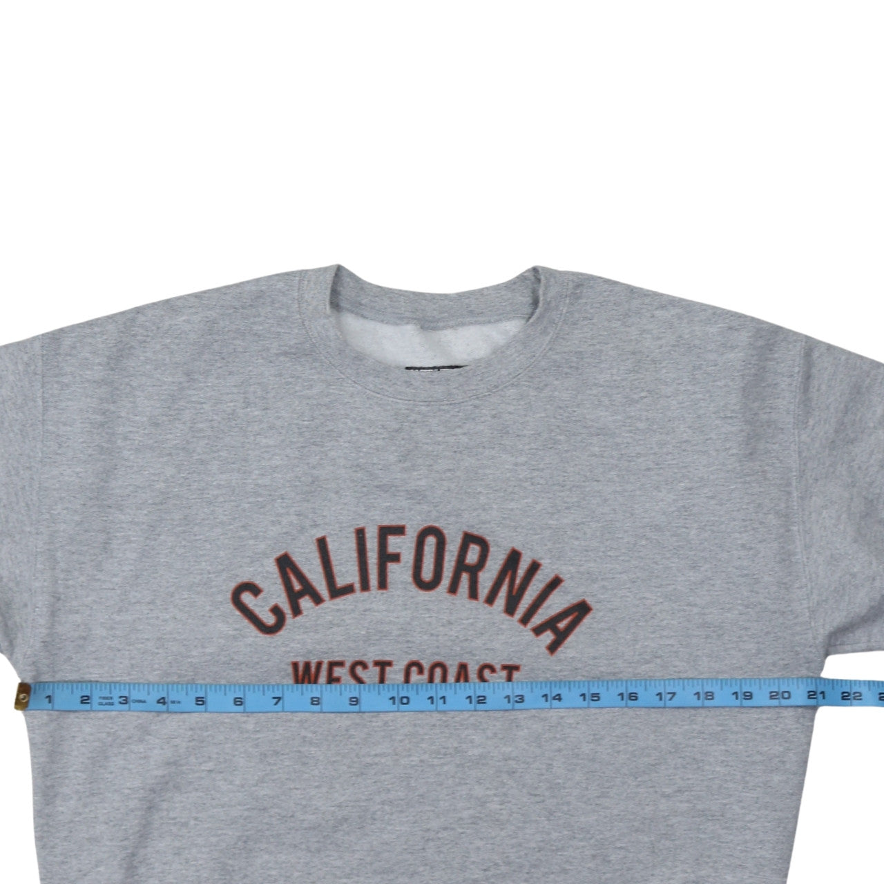PrettyLittleThing Unisex Grey California West Coast Sweatshirt S