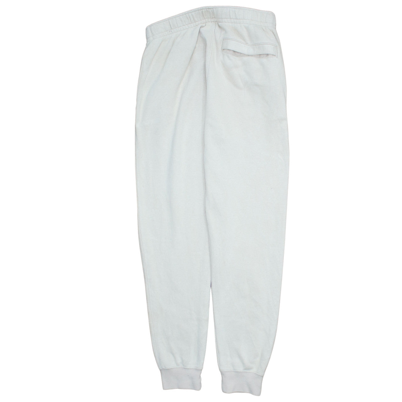 Nike Men's Beige Jogger Sweatpants Small Fleece Elastic Waist Tapered Fit
