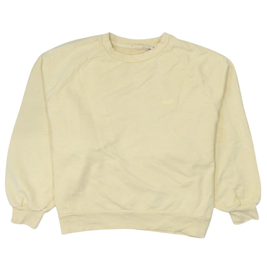 Levi's Womens Beige Crew Neck Pullover Sweatshirt L Cotton