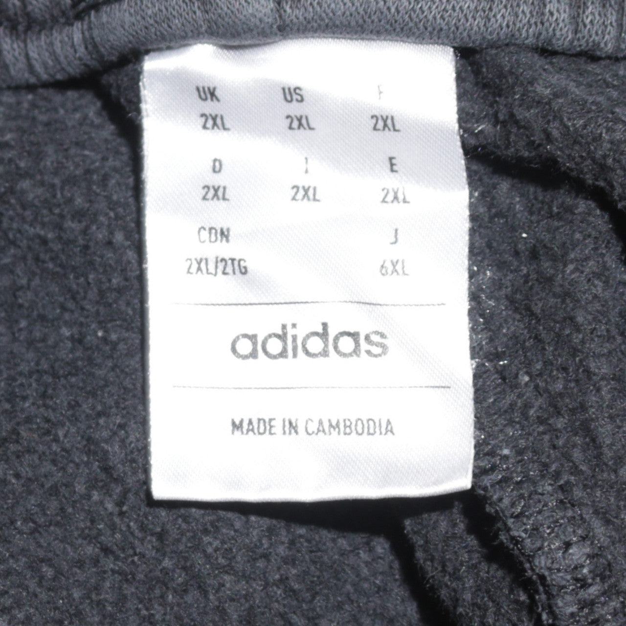 adidas Men's Black 2XL Joggers Tapered Fleece Activewear Trousers