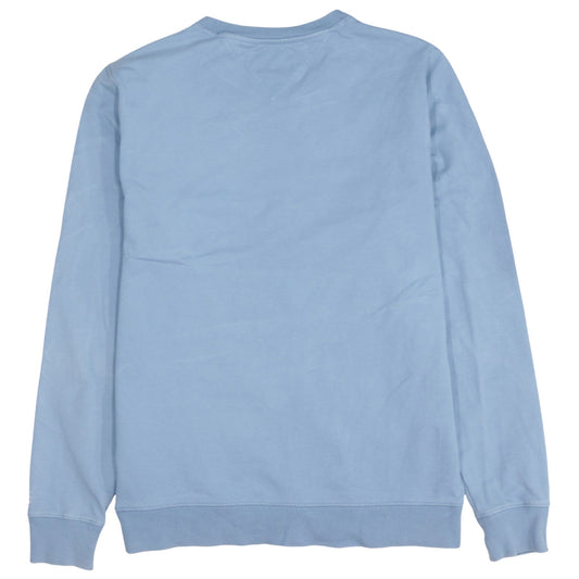 Tommy Jeans Men's Blue Crew Neck Logo Sweatshirt Size M