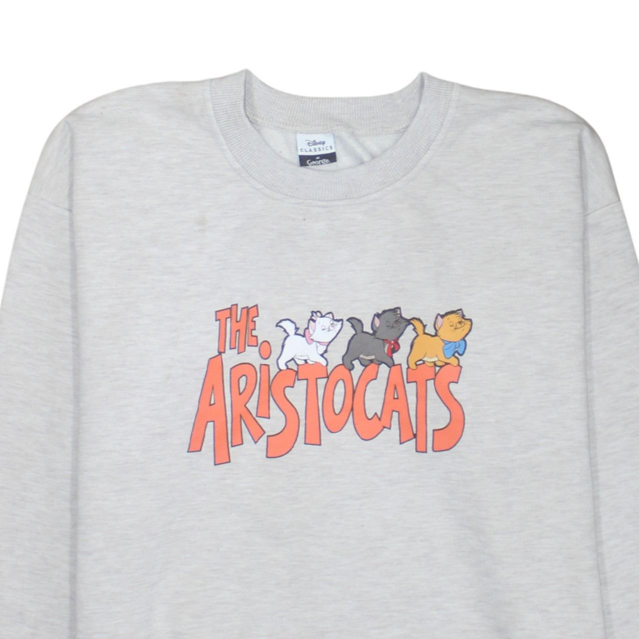 Disney Classics at George Women Beige Aristocats Sweatshirt M 12-14