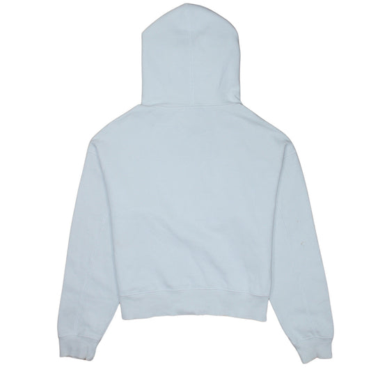 Diesel Mens White Hoodie M Pullover Fleece Logo Hooded Sweatshirt