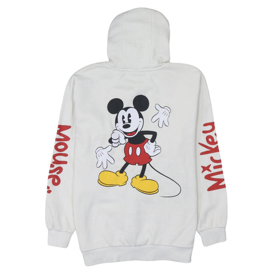 Disney Mickey & Friends Boys White Graphic Pullover Hoodie 12-13 Years