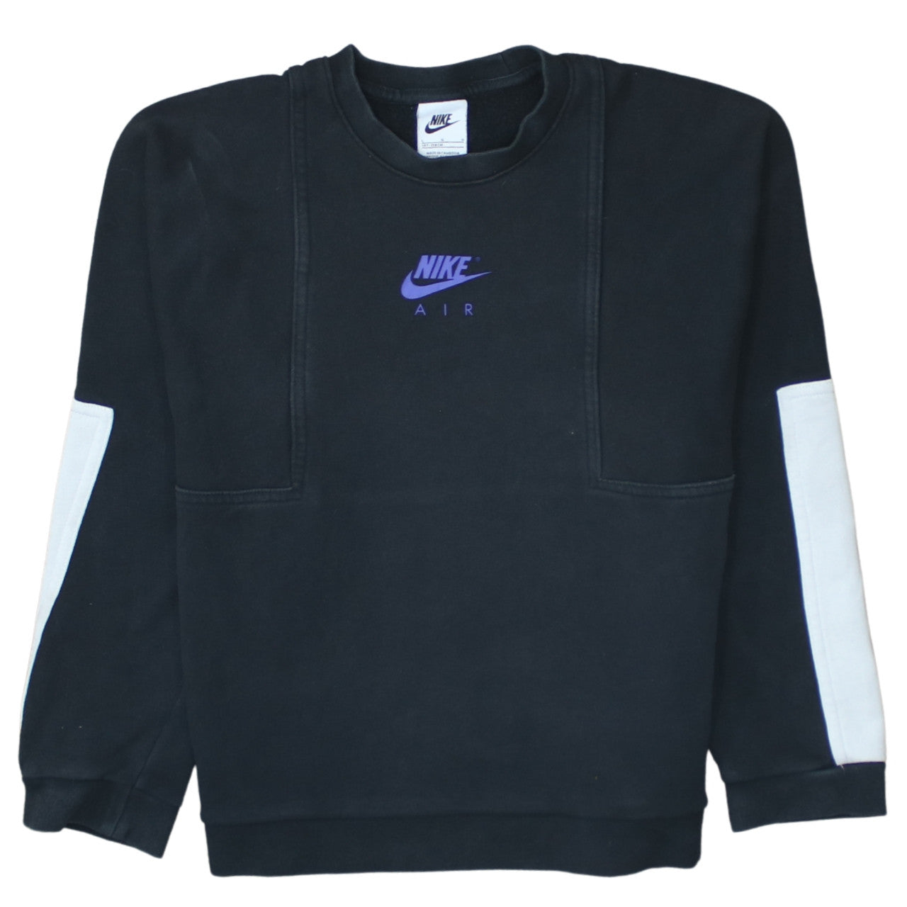 Nike Boys Black Sweatshirt L 147-158cm Pullover Crew Neck Graphic Print