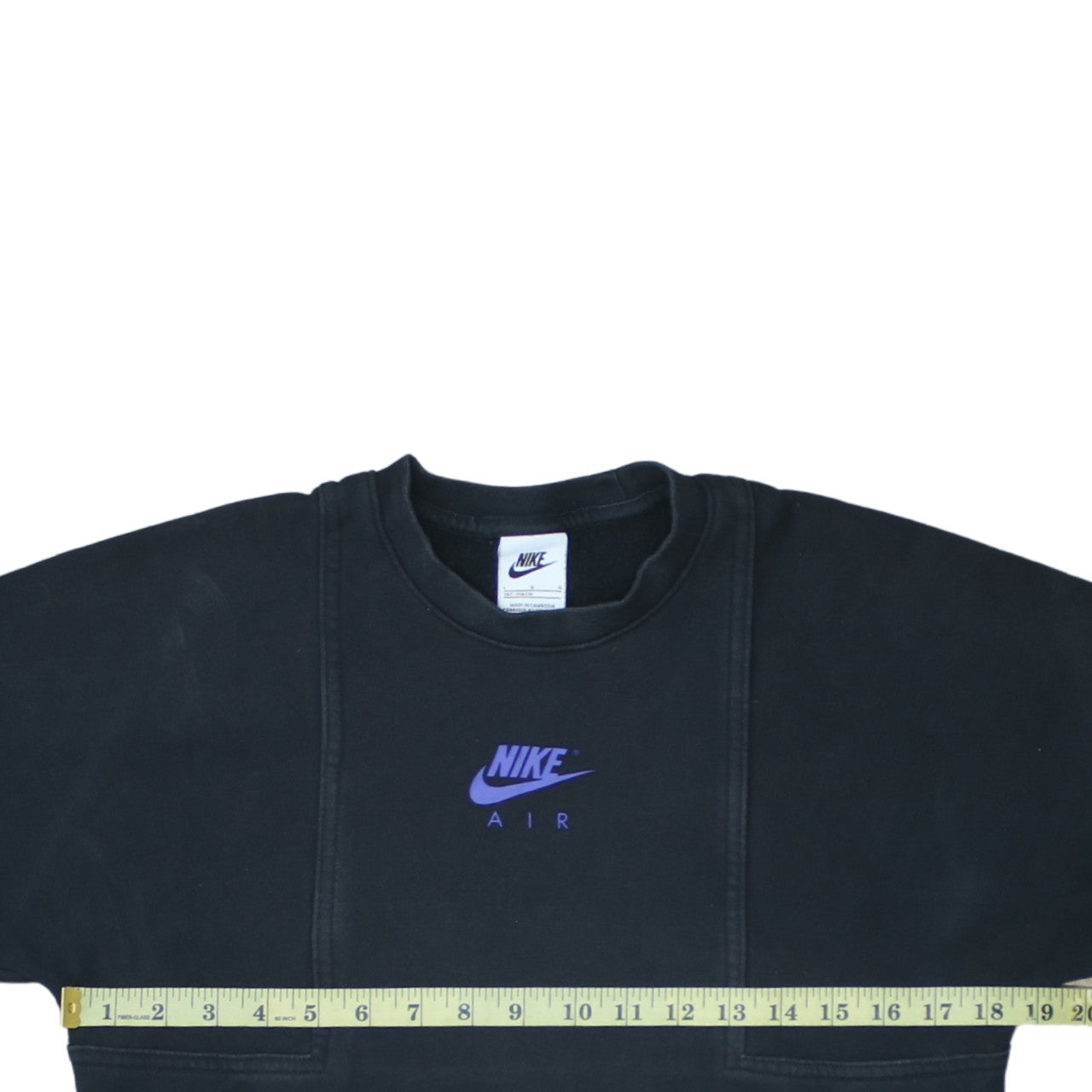 Nike Boys Black Sweatshirt L 147-158cm Pullover Crew Neck Graphic Print