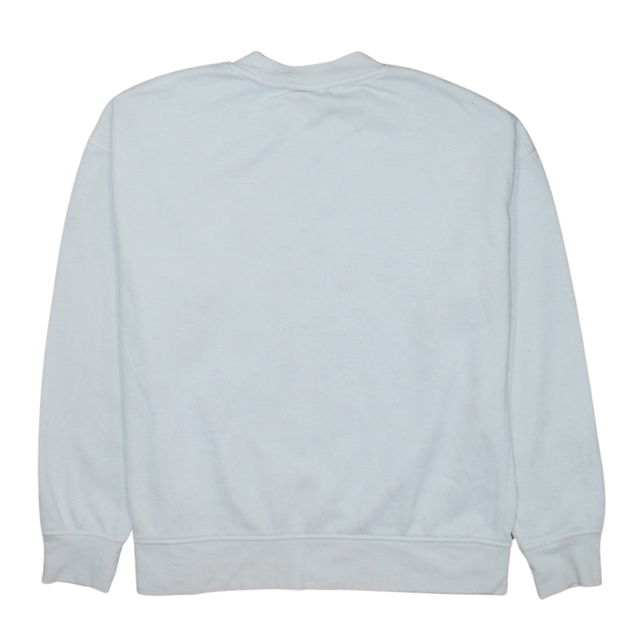 Disney Womens White Mickey Mouse Graphic Pullover Sweatshirt Size S