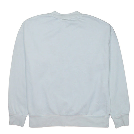 Disney Womens White Mickey Mouse Graphic Pullover Sweatshirt Size S