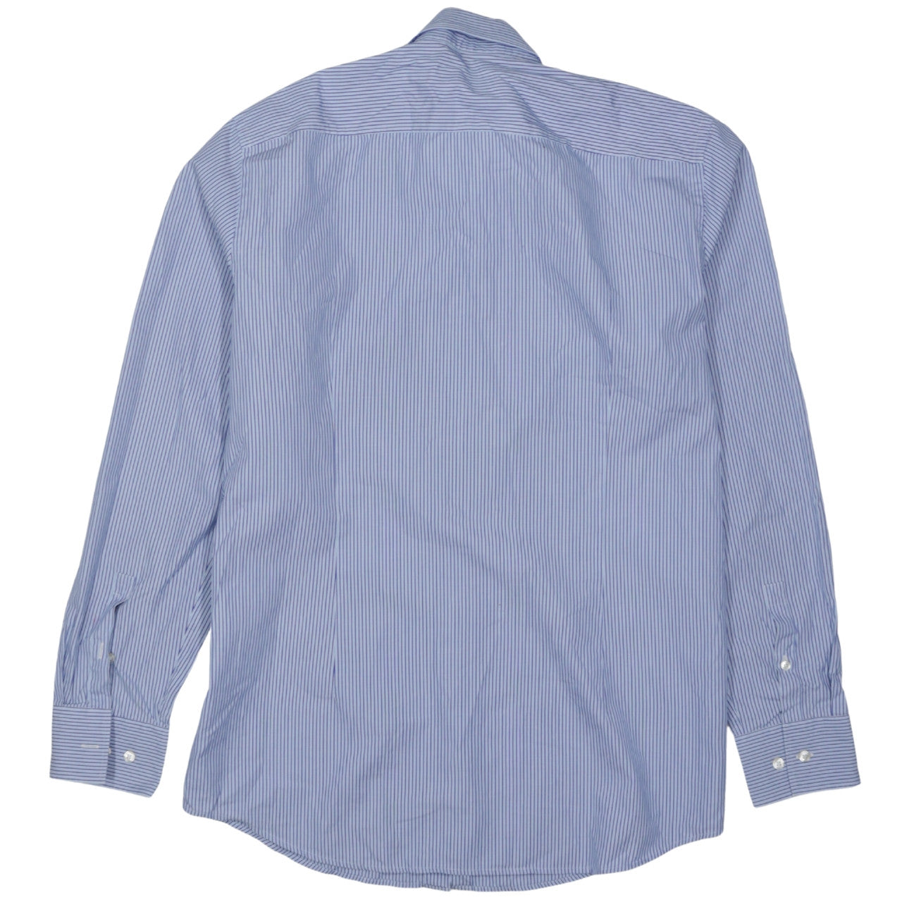 Hugo Boss Men's Blue Striped Slim Fit Long Sleeve Shirt Size L