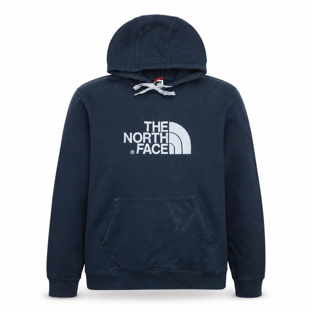 The North Face Men's Blue Large Pullover Hoodie Cotton Logo