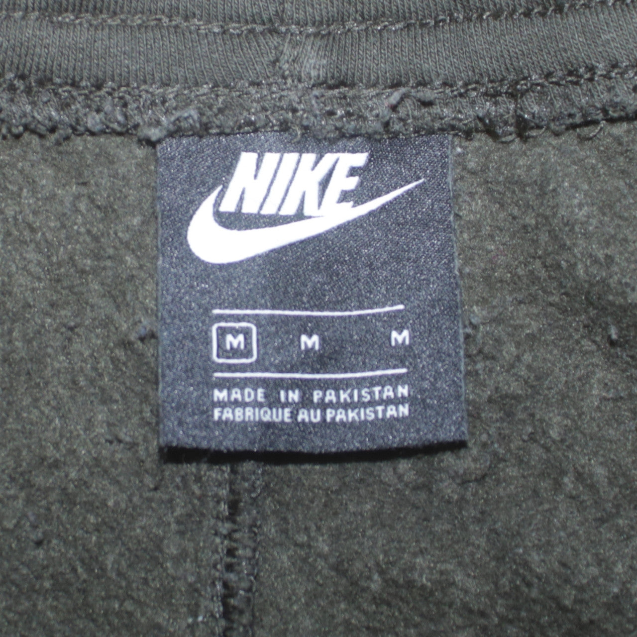 Nike Men's Black Jogger Sweatpants M Regular Fit Fleece Trousers