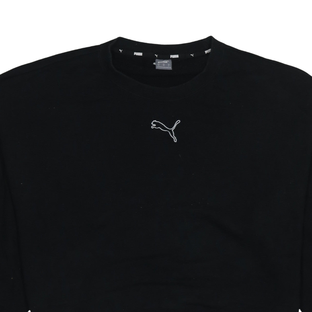 Puma Womens Black Crew Neck Pullover Sweatshirt XL