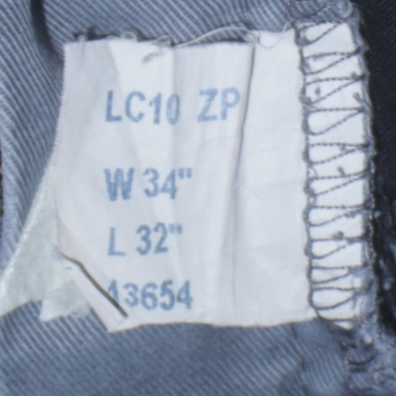Lee Cooper Men's Grey LC10 Regular Fit Straight Jeans W34 L32