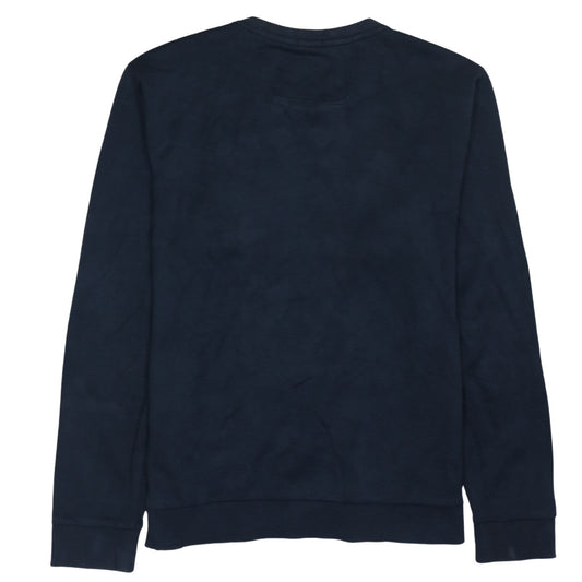 Hugo Boss Men's Blue Slim Fit Crew Neck Logo Sweatshirt XL
