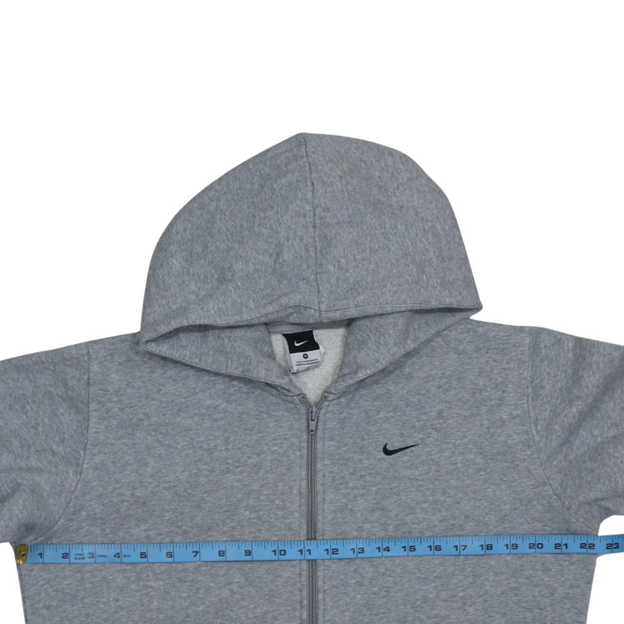 Nike Men's Grey Full Zip Hoodie Size M Fleece Sportswear
