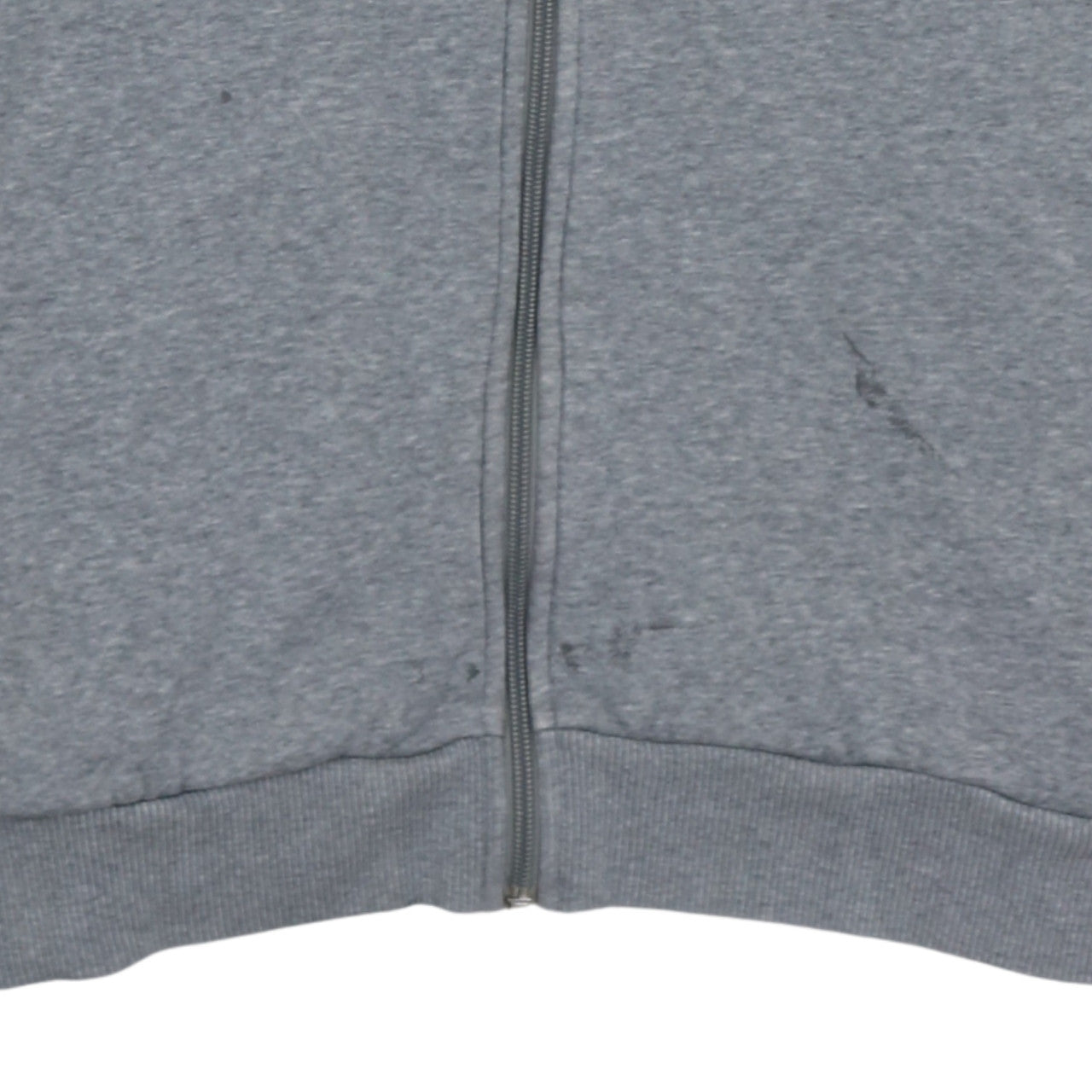 Nike Men's Grey Full Zip Hoodie Size M Fleece Sportswear