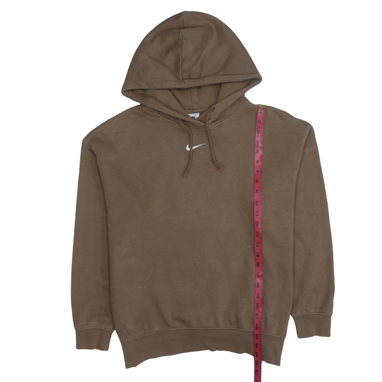 Nike Men’s Brown Pullover Hoodie Small Regular Fit Fleece