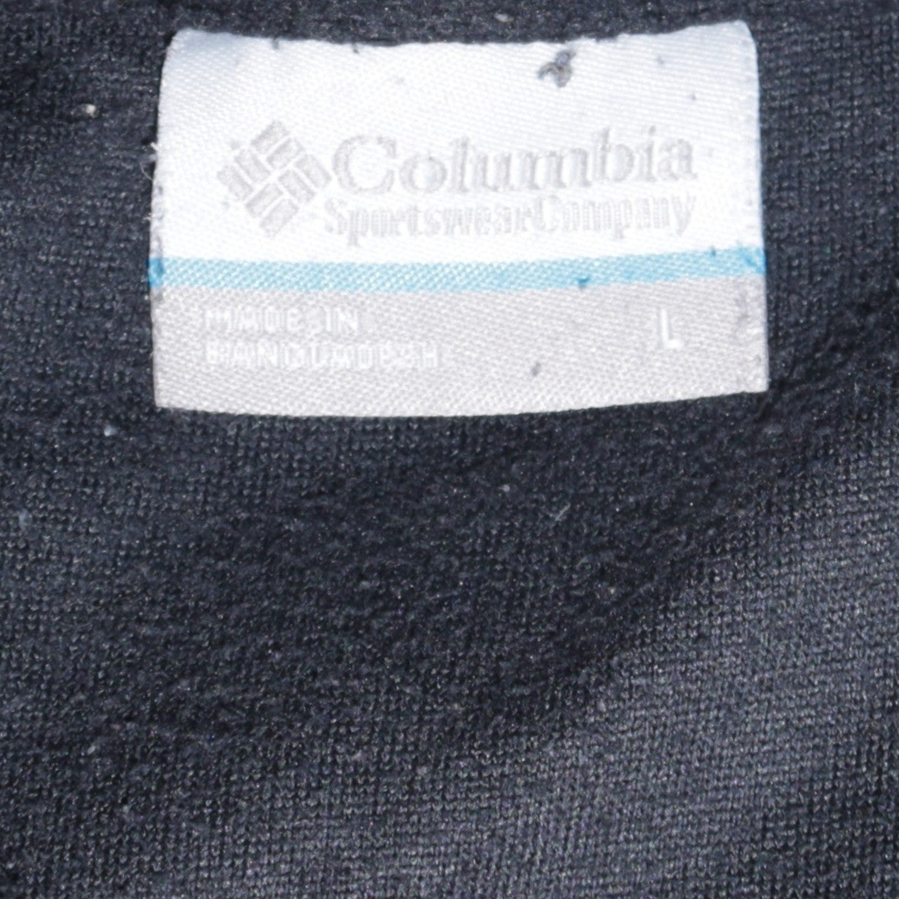 Columbia Men's Black Fleece 1/4 Zip Pullover Sweatshirt L