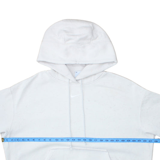 Nike Men's White Pullover Hoodie Long Sleeve Fleece Size L