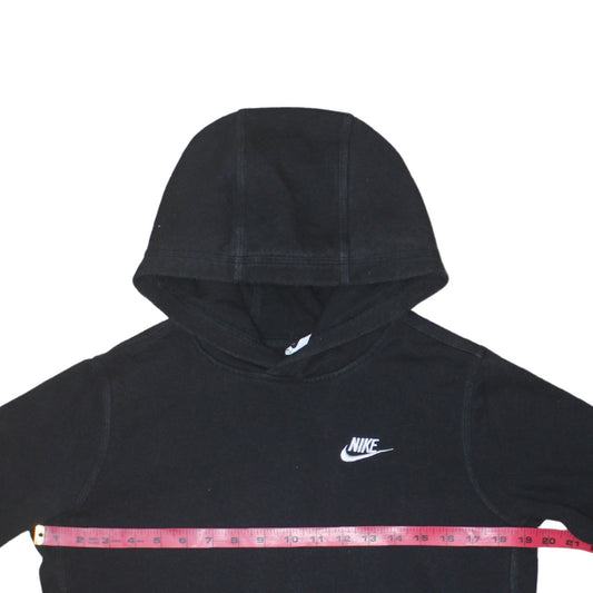 Nike Boys Black Pullover Hoodie XL 158-170cm Cotton Blend Casual