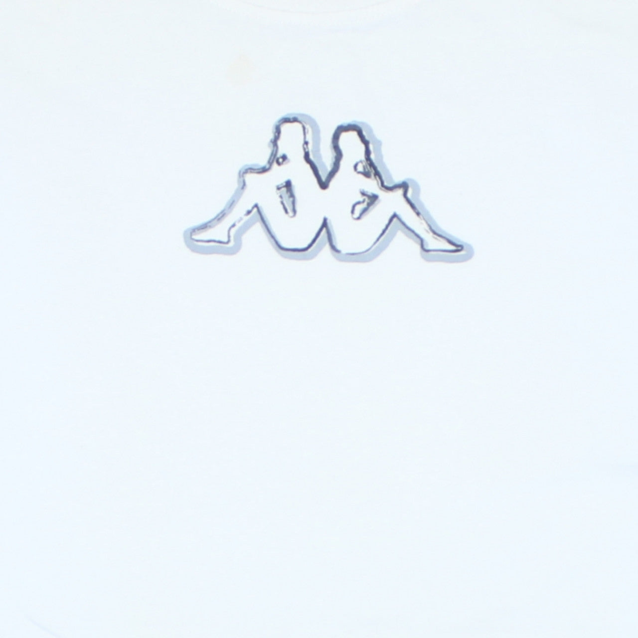 Kappa Men's White 2XL Short Sleeve Crew Neck Logo T-Shirt