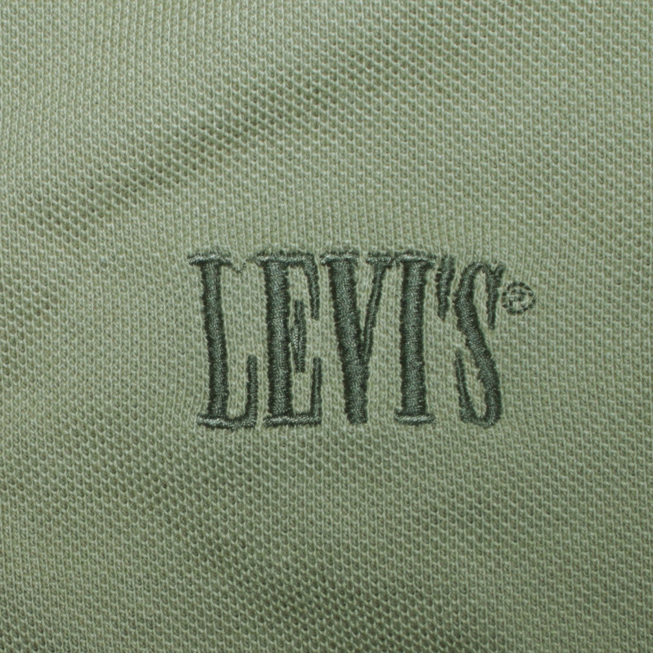 Levi's Men's Green Cotton Polo Shirt Size L Short Sleeve Classic Fit