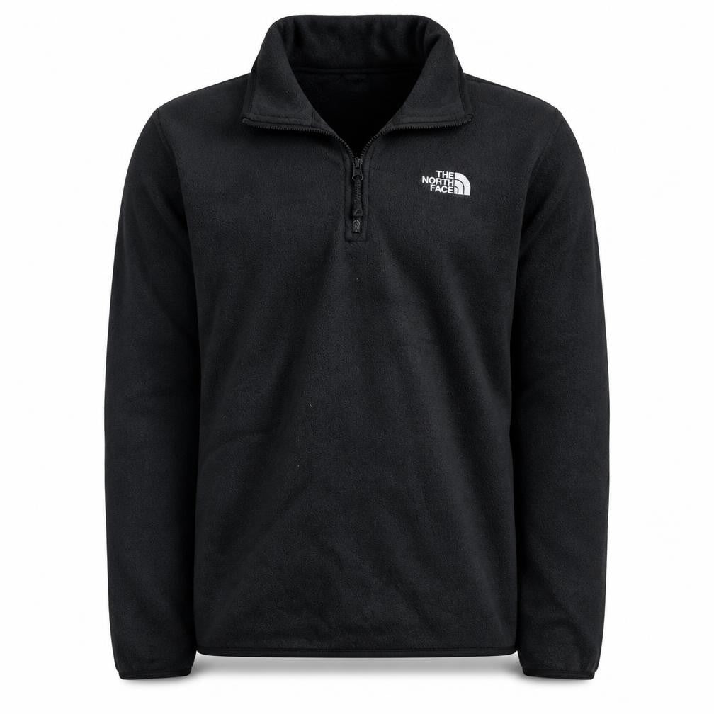 The North Face Men's Black Fleece 1/4 Zip Pullover Sweatshirt Size S