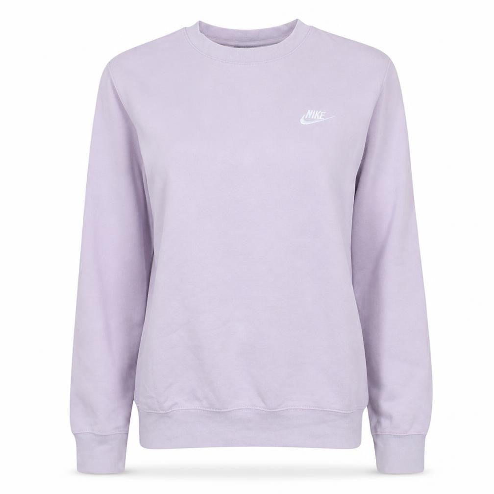 Nike Women Lilac Crew Neck Pullover Sweatshirt Size S