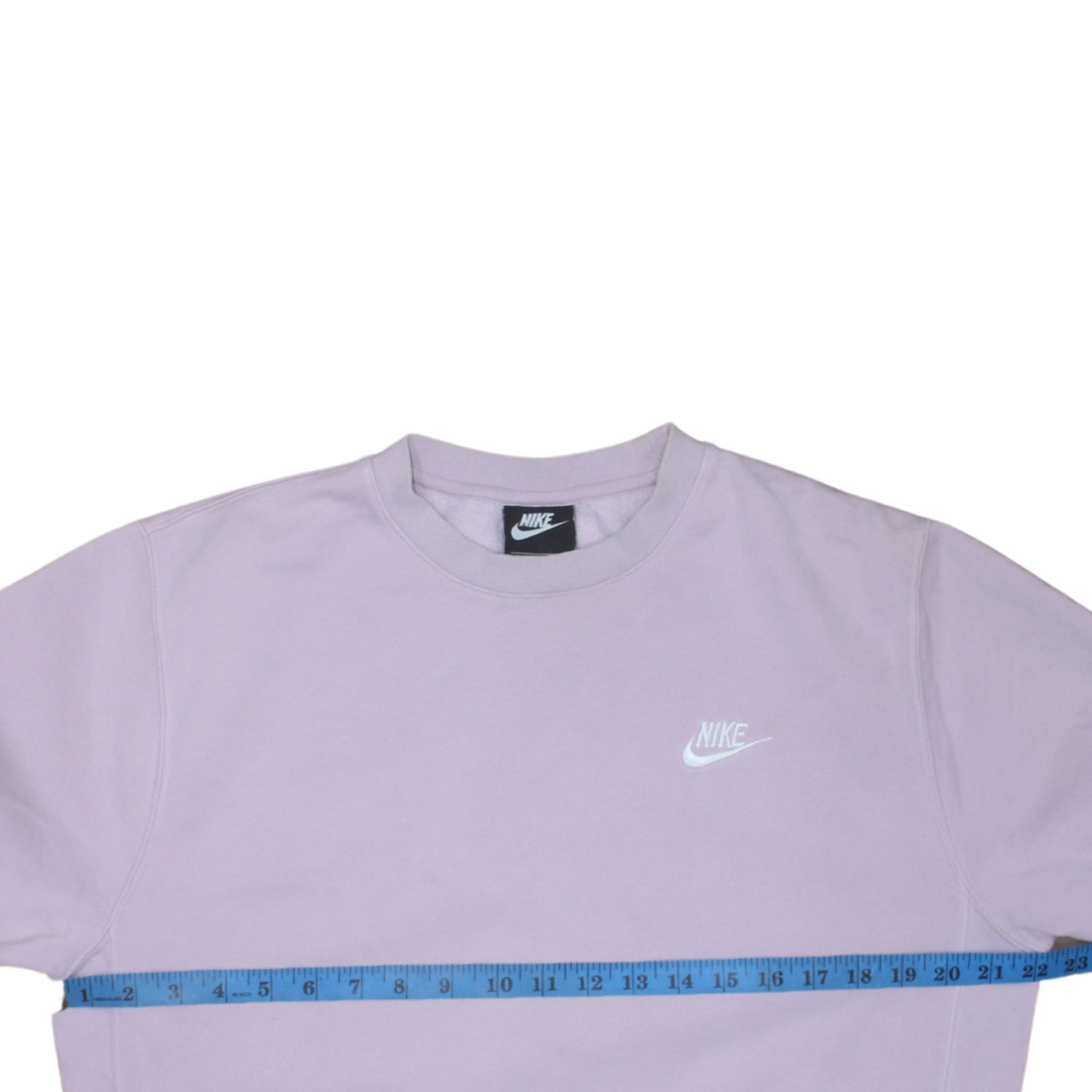 Nike Women Lilac Crew Neck Pullover Sweatshirt Size S