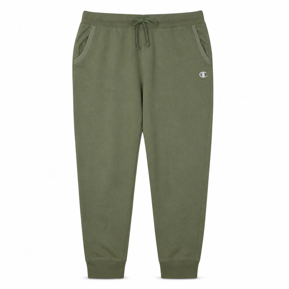 Champion Men's Green XL Joggers Sweatpants Cotton Blend Comfort Fit