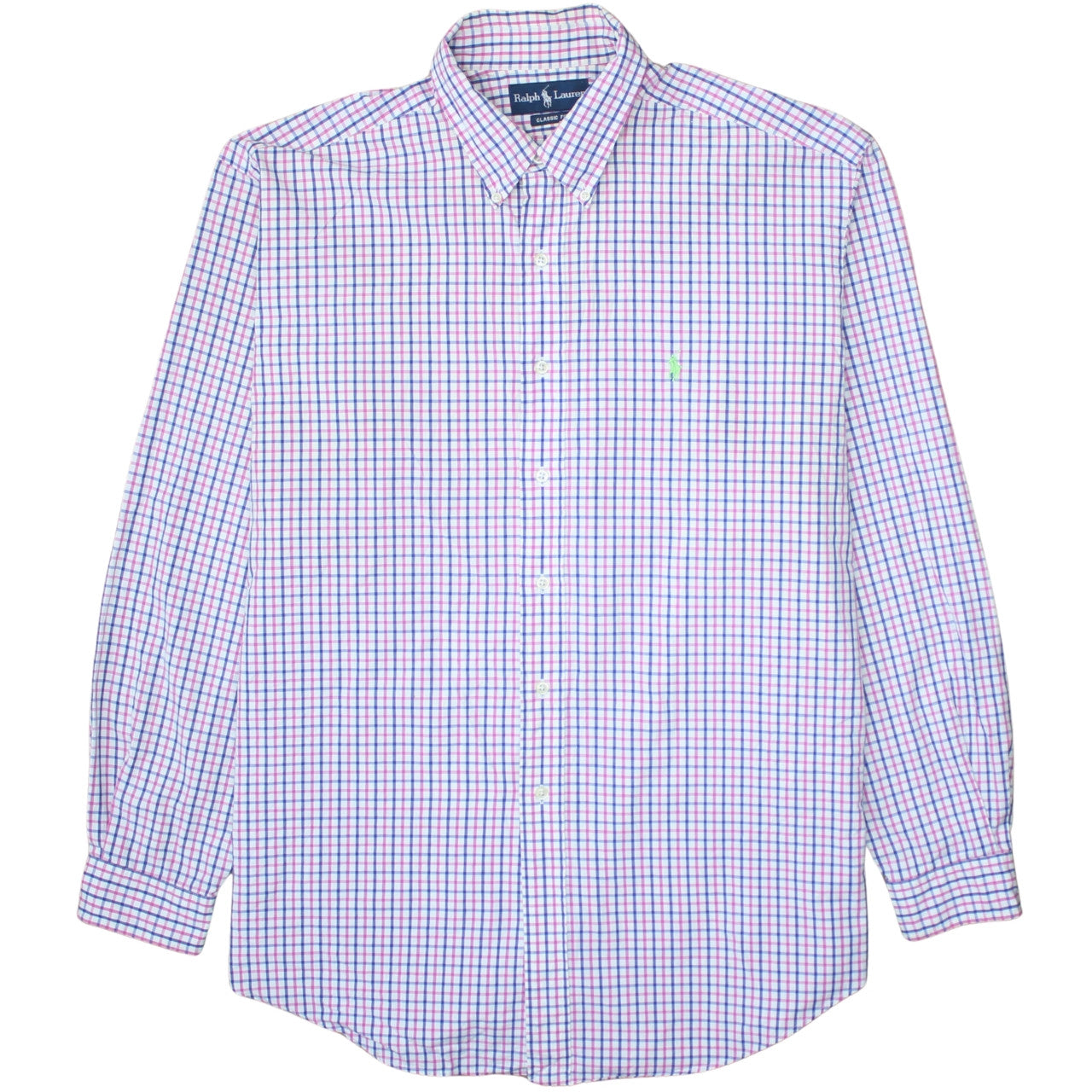 Ralph Lauren Men's Multicoloured Check Classic Fit Cotton XL Shirt