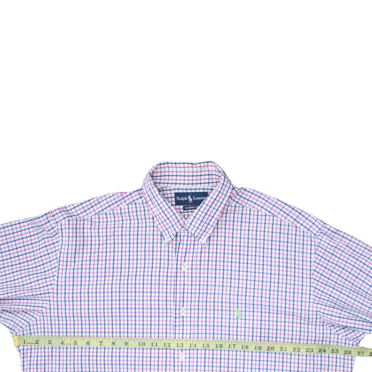 Ralph Lauren Men's Multicoloured Check Classic Fit Cotton XL Shirt