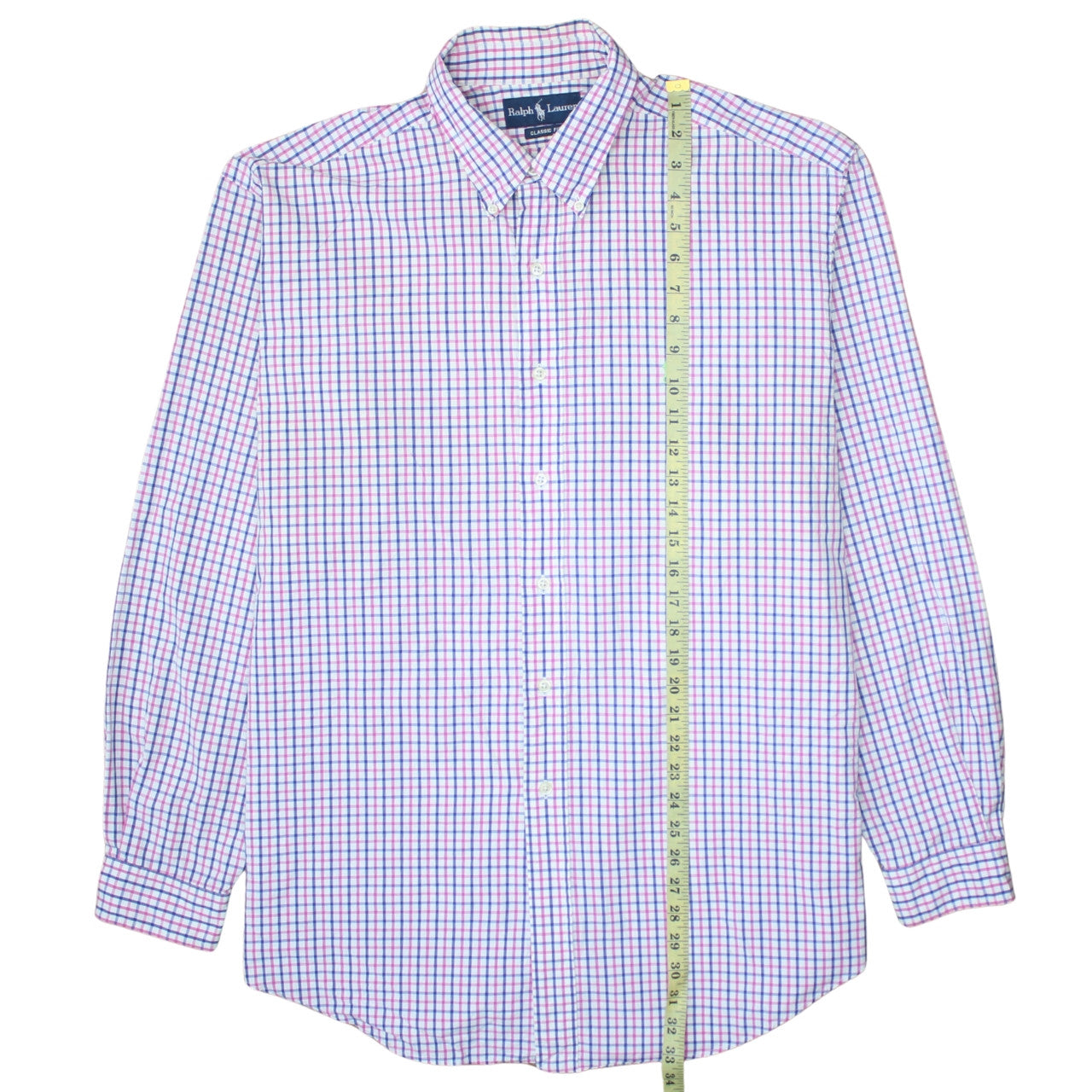 Ralph Lauren Men's Multicoloured Check Classic Fit Cotton XL Shirt