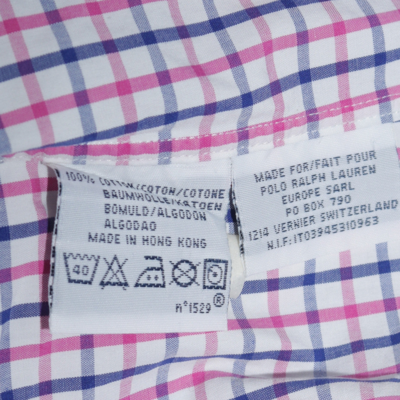 Ralph Lauren Men's Multicoloured Check Classic Fit Cotton XL Shirt