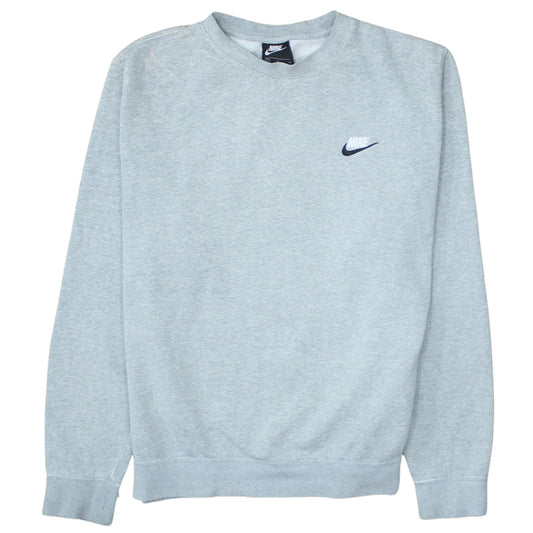 Nike Men's Grey Pullover Crew Neck Sweatshirt Size M