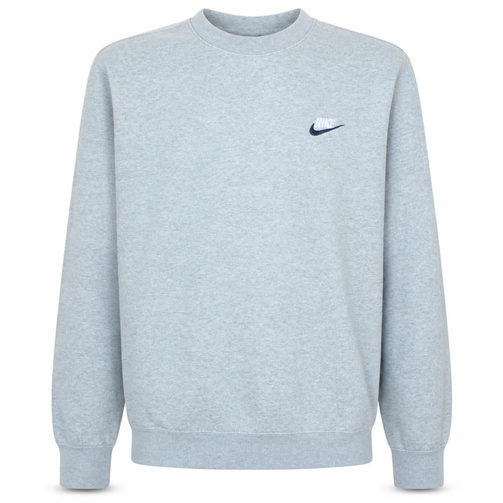 Nike Men's Grey Pullover Crew Neck Sweatshirt Size M