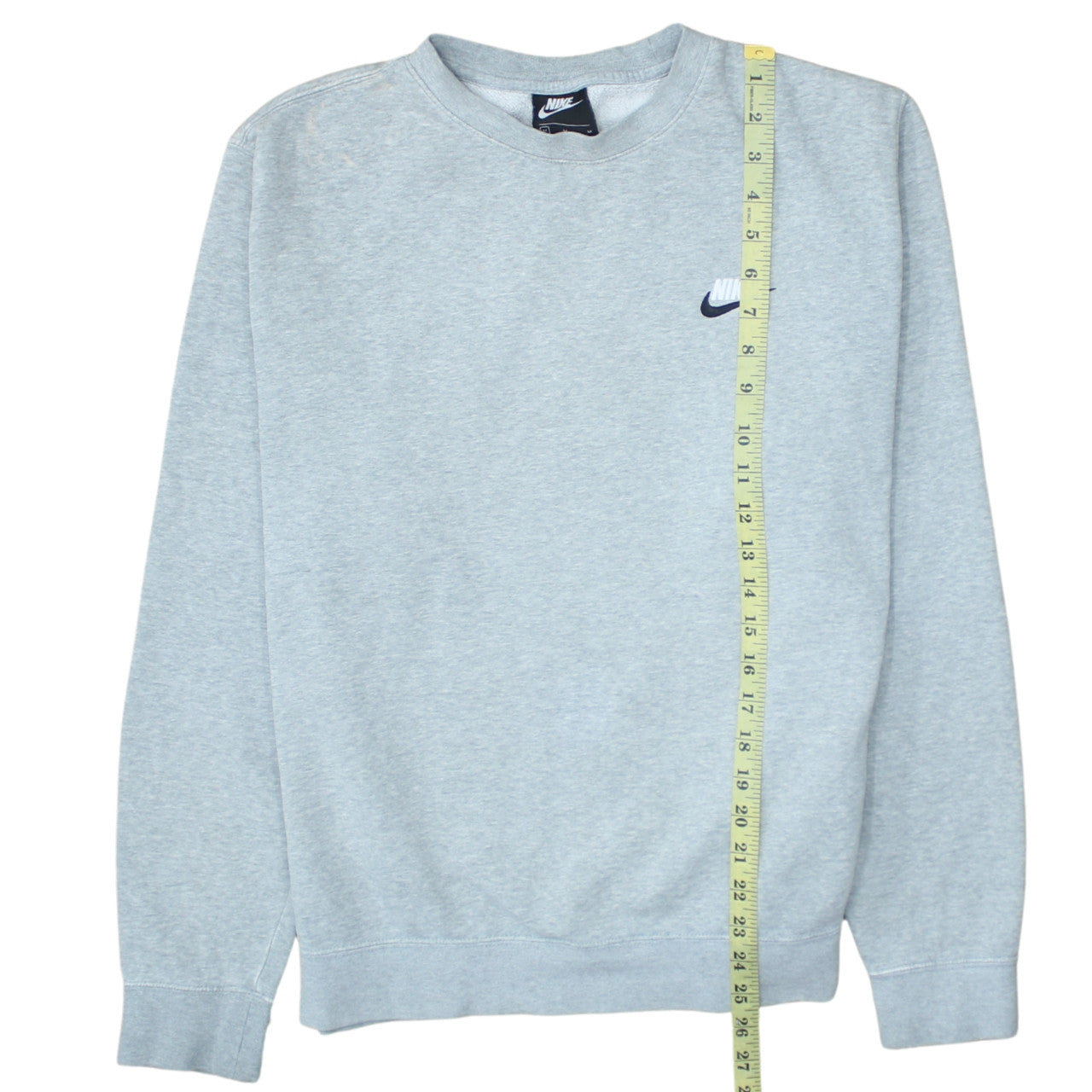 Nike Men's Grey Pullover Crew Neck Sweatshirt Size M