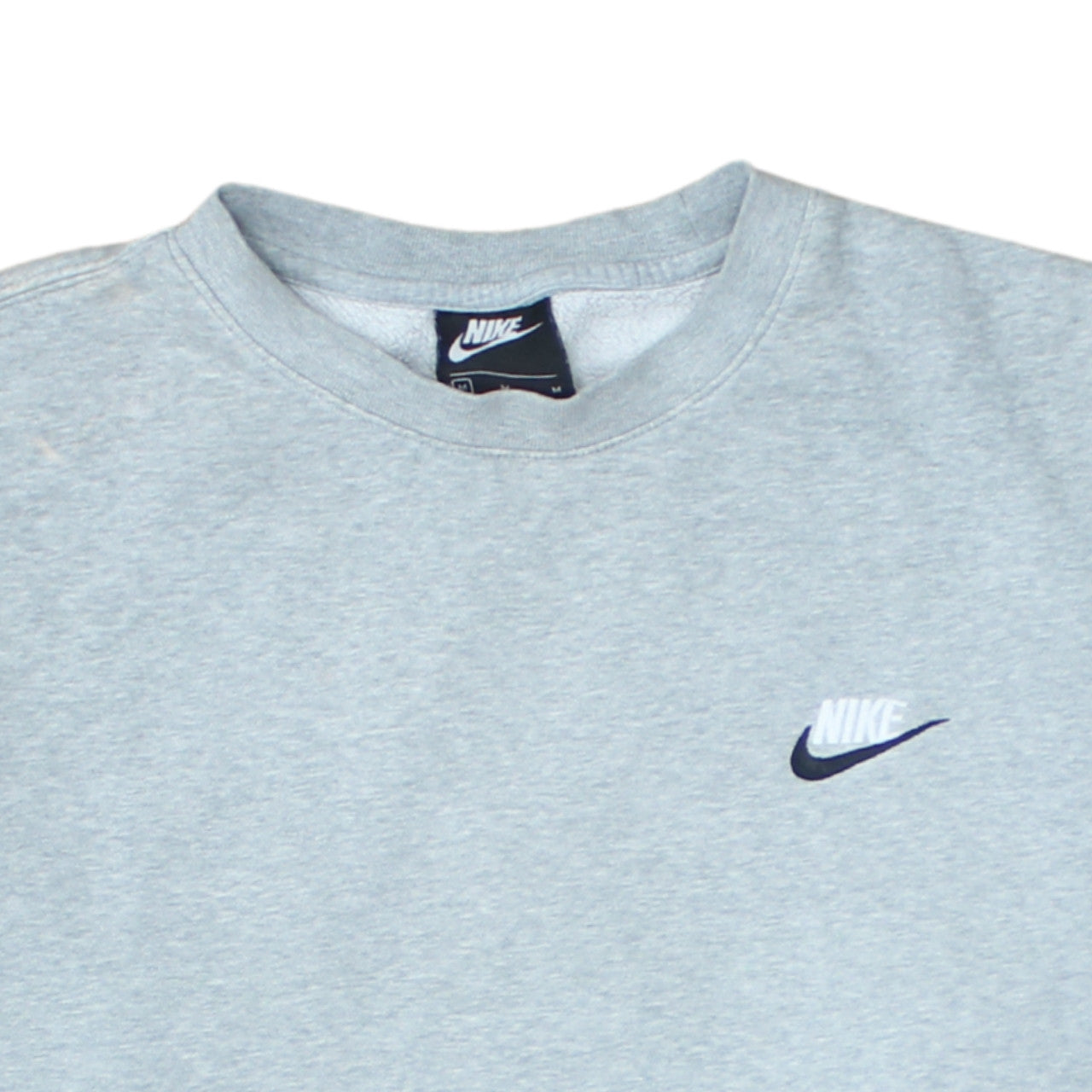Nike Men's Grey Pullover Crew Neck Sweatshirt Size M