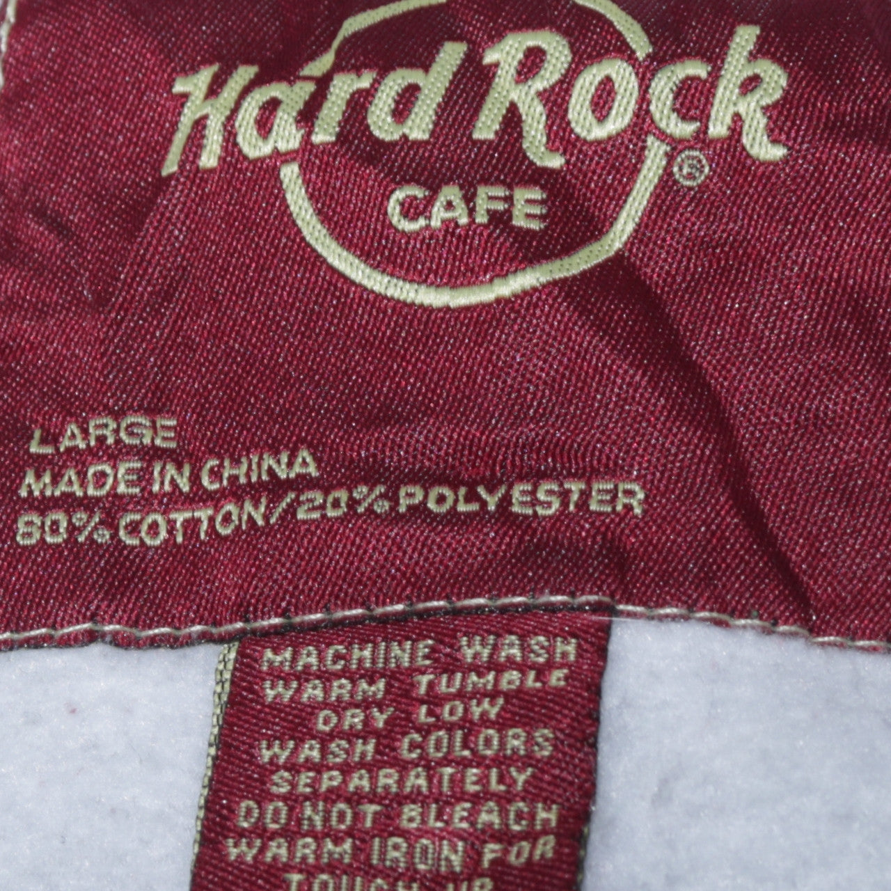 Hard Rock Cafe Men's Grey Pullover Hoodie Size L Logo New York