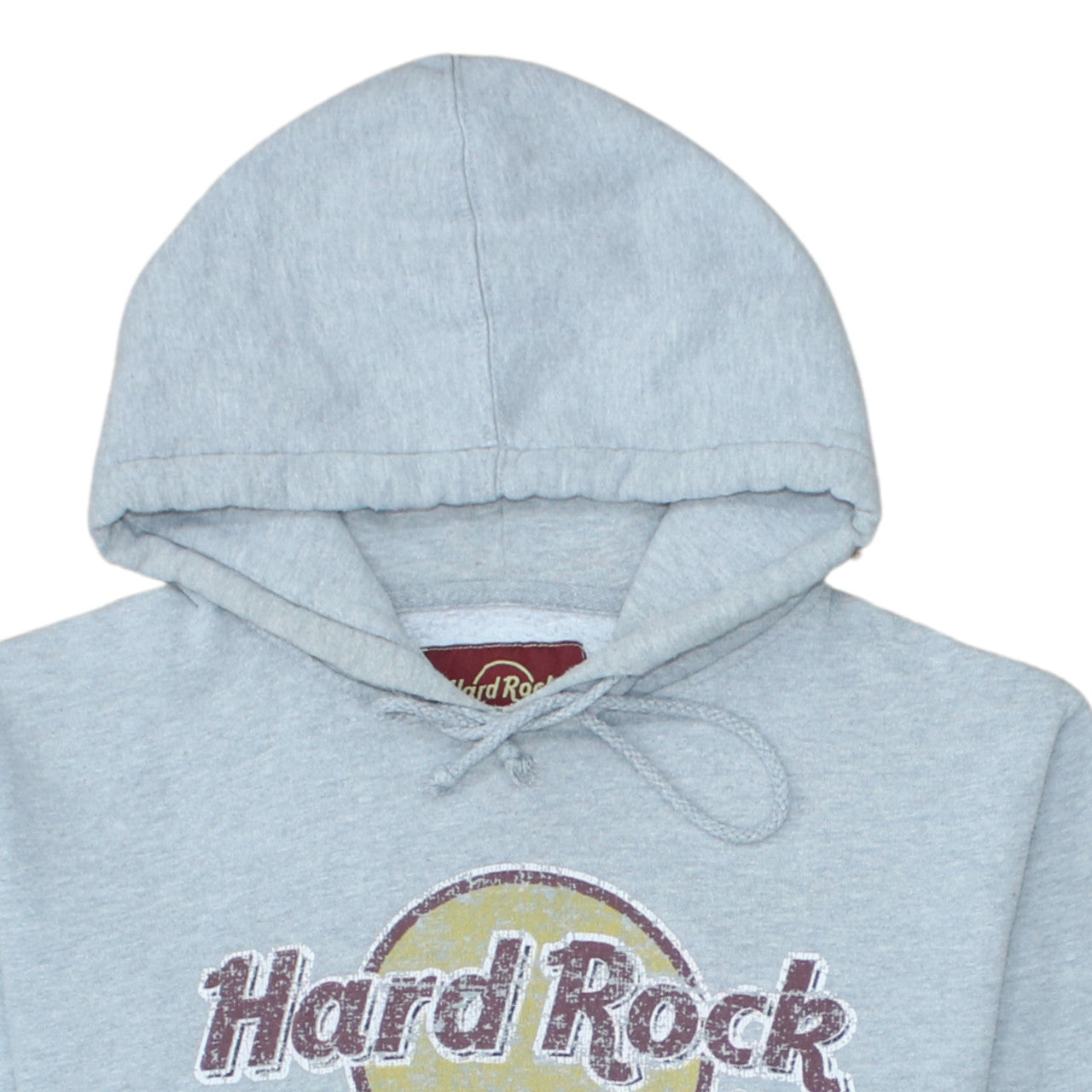 Hard Rock Cafe Men's Grey Pullover Hoodie Size L Logo New York