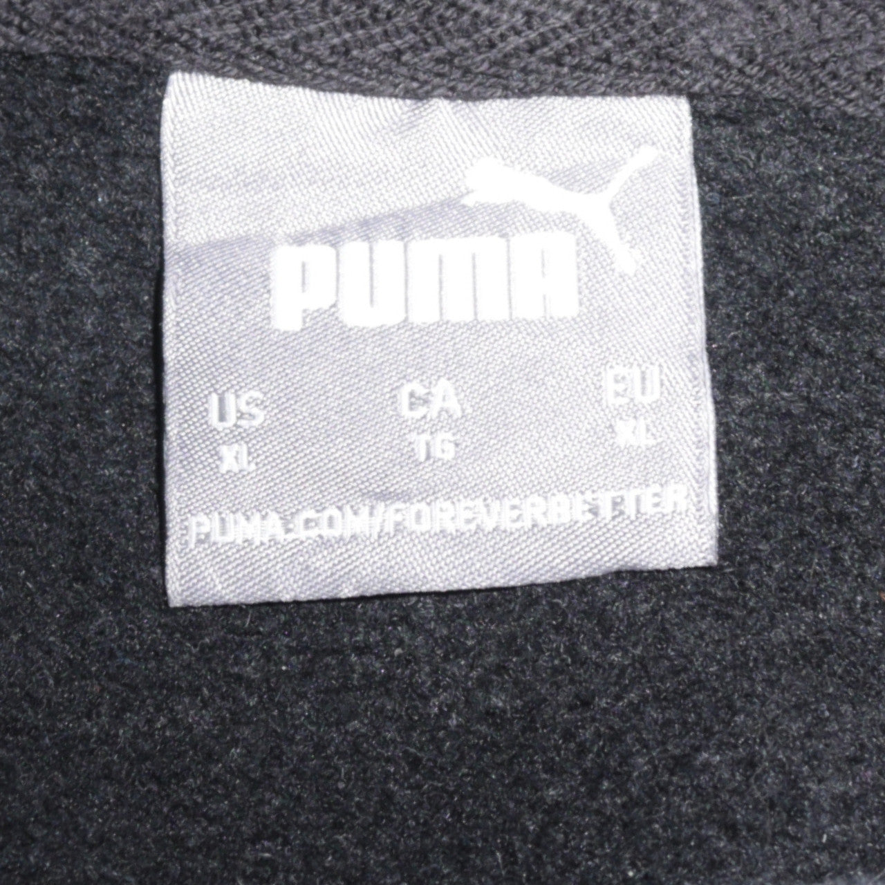 Puma Men's Black XL Pullover Hoodie Fleece Sweatshirt