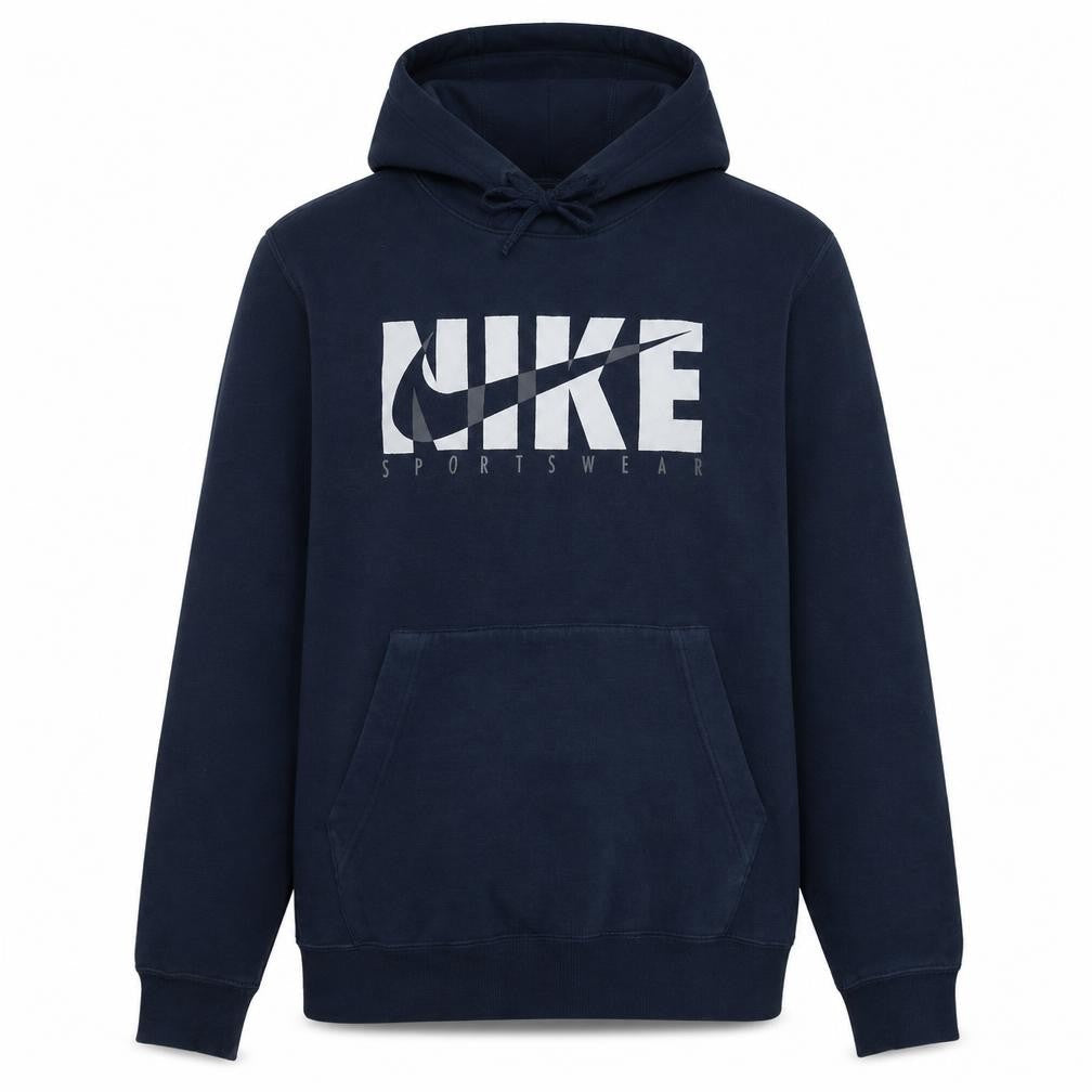 Nike Men's Blue Pullover Hoodie Sweatshirt Size M Sportswear