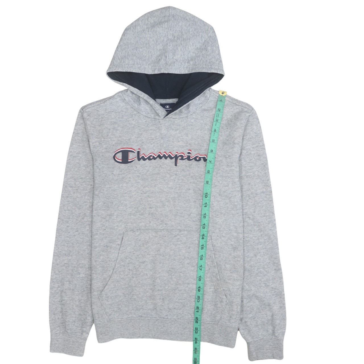 Champion Boys Grey 2XL Pullover Hoodie Sweatshirt 15-16 Years Cotton Blend