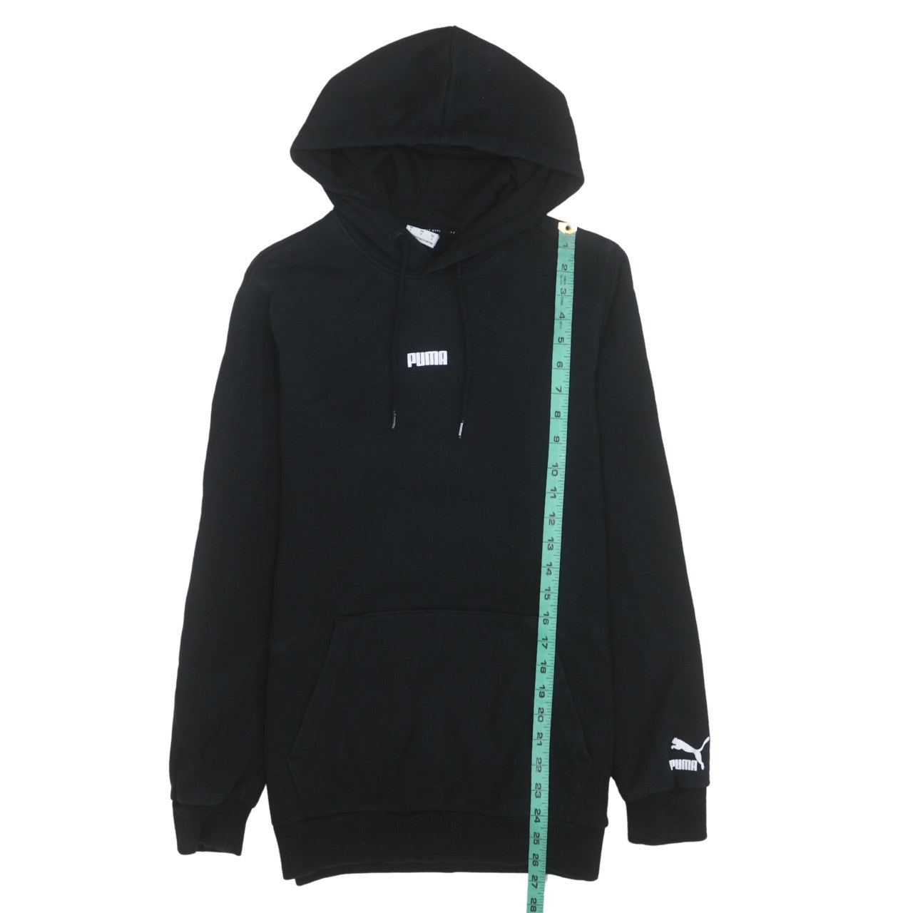 Puma Men's Black Pullover Hoodie Size S Regular Fit Sportswear