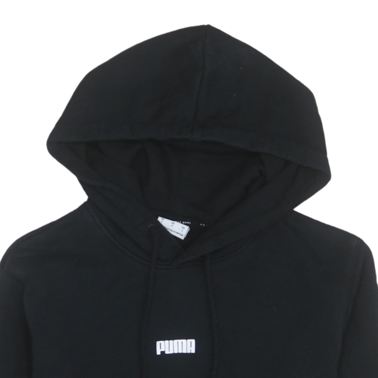 Puma Men's Black Pullover Hoodie Size S Regular Fit Sportswear