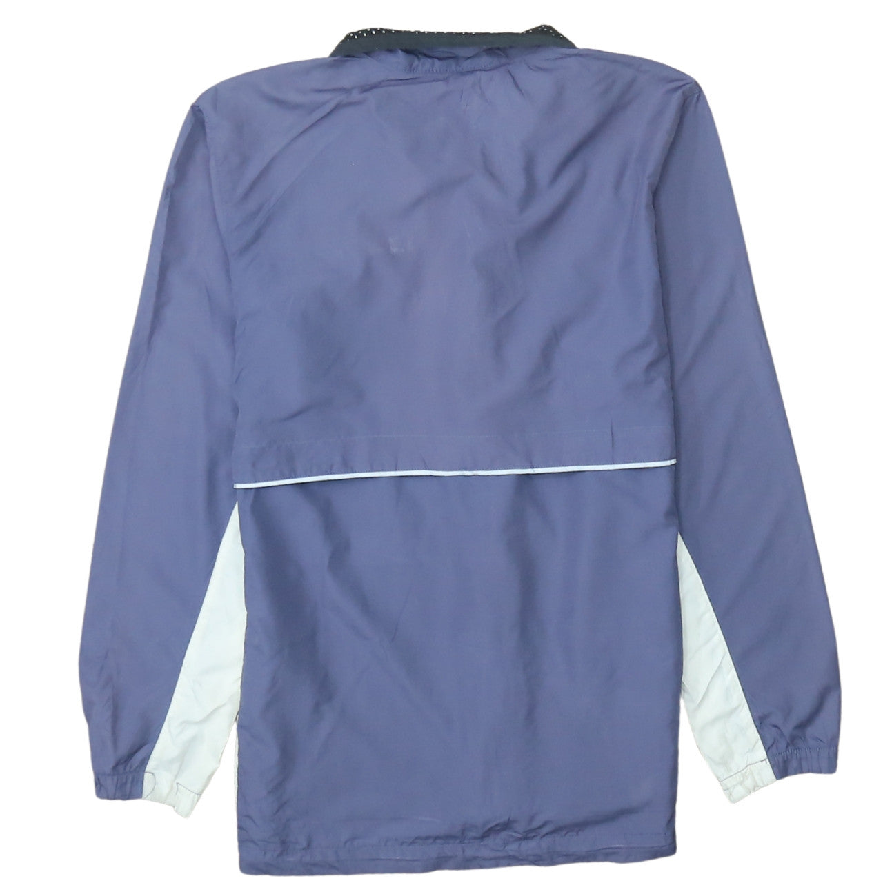 Nike Womens Blue M Windbreaker Full Zip Jacket Lightweight Polyester
