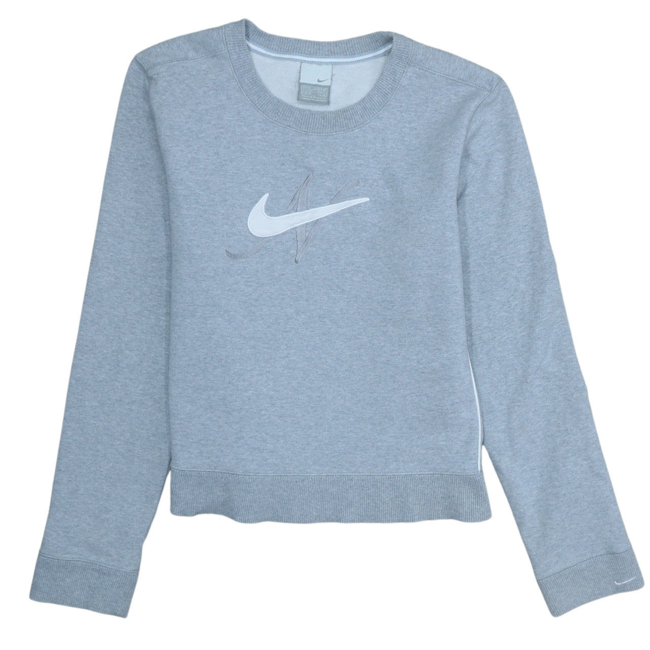 Nike Girls Grey Crew Neck Pullover Sweatshirt 12 Years