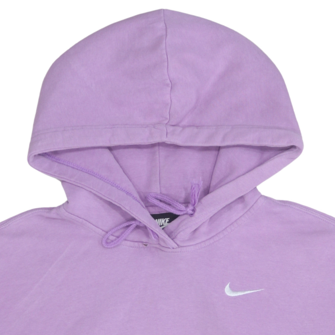 Nike Women's Lilac Pullover Hoodie Medium Cotton Fleece